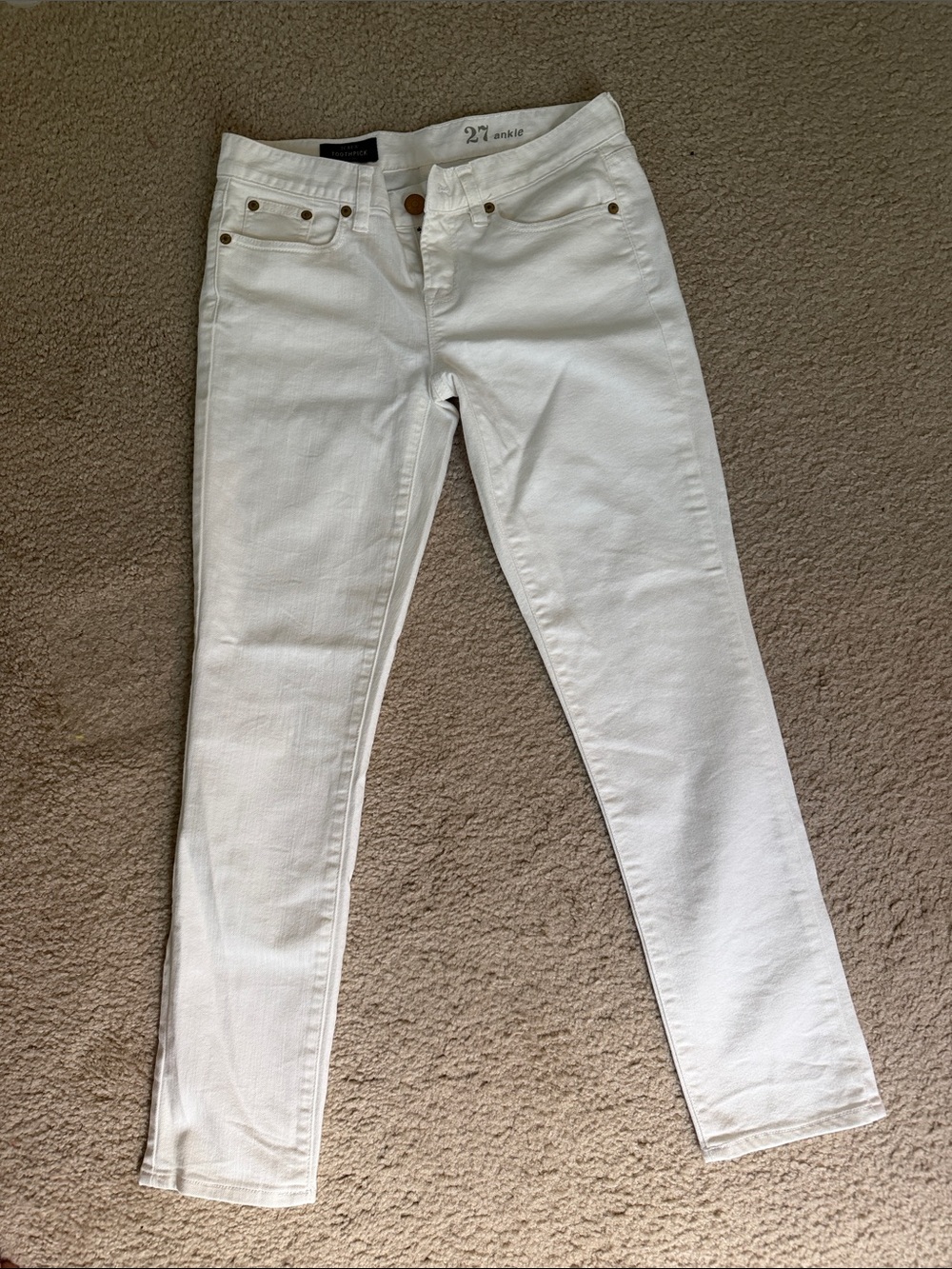White Skinny Jeans - Unbranded